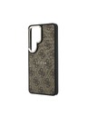 Guess Guess PU Leather 4G Gold Frame Magnetic Zadní Kryt pro Samsung Galaxy S26 Ultra Brown