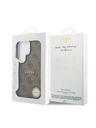 Guess Guess PU Leather 4G Gold Frame Magnetic Zadní Kryt pro Samsung Galaxy S26 Ultra Brown