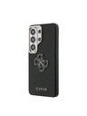 Guess Guess PU Grained 4G Resin Metal Logo Zadní Kryt pro Samsung Galaxy S26 Ultra Black