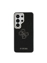 Guess Guess PU Grained 4G Resin Metal Logo Zadní Kryt pro Samsung Galaxy S26 Ultra Black
