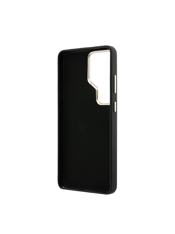 Guess Guess PU Grained 4G Resin Metal Logo Zadní Kryt pro Samsung Galaxy S26 Ultra Black