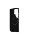 Guess Guess PU Perforated 4G Logo Magnetic Zadní Kryt pro Samsung Galaxy S26 Ultra Black