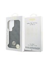 Guess Guess PU Leather 4G Strass Logo Gold Frame Magnetic Zadní Kryt pro Samsung Galaxy S26 Ultra Black