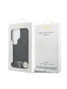 Guess Guess PU Leather 4G Strass Triangle Logo Gold Frame Magnetic Zadní Kryt pro Samsung Galaxy S26 Ultra Black
