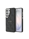 Guess Guess PU Leather 4G Gold Frame Magnetic Zadní Kryt pro Samsung Galaxy S26 Ultra Black