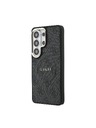 Guess Guess PU Leather 4G Gold Frame Magnetic Zadní Kryt pro Samsung Galaxy S26 Ultra Black