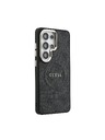 Guess Guess PU Leather 4G Gold Frame Magnetic Zadní Kryt pro Samsung Galaxy S26 Ultra Black