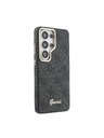 Guess Guess PU 4G Script Metal Logo Magnetic Zadní Kryt pro Samsung Galaxy S26 Ultra Black