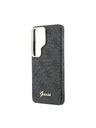 Guess Guess PU 4G Script Metal Logo Magnetic Zadní Kryt pro Samsung Galaxy S26 Ultra Black