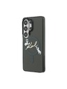 Karl Lagerfeld Karl Lagerfeld IML Choupette Karl Script Logo Magnetic Zadní Kryt pro Samsung Galaxy S26 Ultra Black