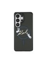 Karl Lagerfeld Karl Lagerfeld IML Choupette Karl Script Logo Magnetic Zadní Kryt pro Samsung Galaxy S26 Ultra Black