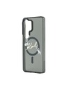 Karl Lagerfeld Karl Lagerfeld IML Choupette Karl Script Logo Magnetic Zadní Kryt pro Samsung Galaxy S26 Ultra Black