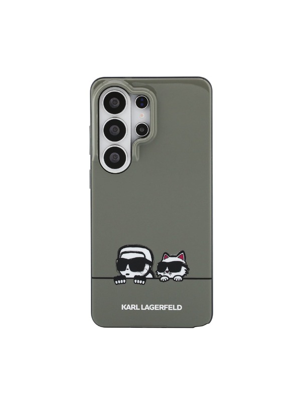 Karl Lagerfeld Karl Lagerfeld IML K&CH Peekaboo Logo Magnetic Zadní Kryt pro Samsung Galaxy S26 Ultra Black
