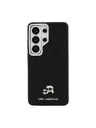 Karl Lagerfeld Karl Lagerfeld Grained PU Leather K&CH Heads Magnetic Zadní Kryt pro Samsung Galaxy S26 Ultra Black
