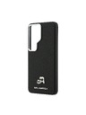 Karl Lagerfeld Karl Lagerfeld Grained PU Leather K&CH Heads Magnetic Zadní Kryt pro Samsung Galaxy S26 Ultra Black