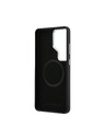 Karl Lagerfeld Karl Lagerfeld Grained PU Leather K&CH Heads Magnetic Zadní Kryt pro Samsung Galaxy S26 Ultra Black