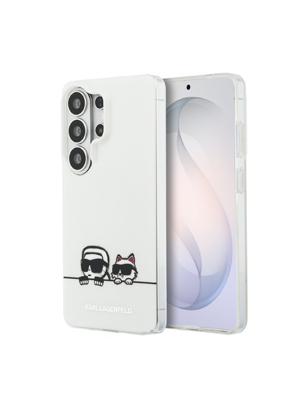 Karl Lagerfeld Karl Lagerfeld IML K&CH Peekaboo Logo Magnetic Zadní Kryt pro Samsung Galaxy S26 Ultra White