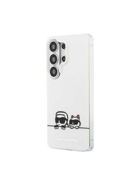 Karl Lagerfeld Karl Lagerfeld IML K&CH Peekaboo Logo Magnetic Zadní Kryt pro Samsung Galaxy S26 Ultra White