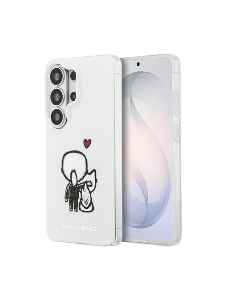 Karl Lagerfeld Karl Lagerfeld IML K&CH Back Logo Magnetic Zadní Kryt pro Samsung Galaxy S26 Ultra Transparent