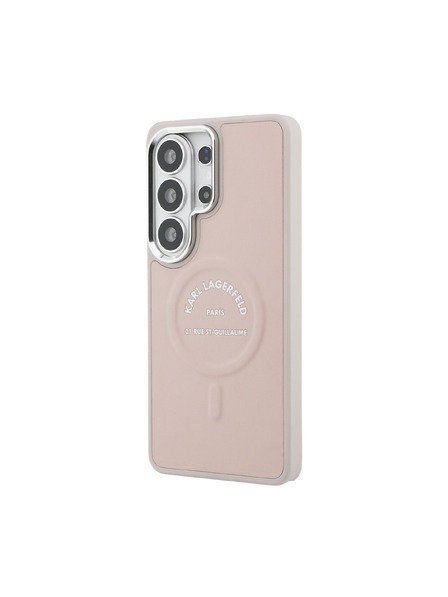 Karl Lagerfeld Karl Lagerfeld PU RSG Logo Magnetic Zadní Kryt pro Samsung Galaxy S26 Ultra Pink
