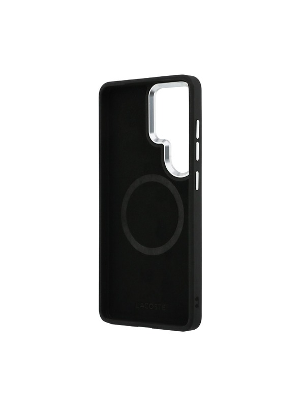 Lacoste Lacoste Petit Pique Metal Logo Magnetic Zadní Kryt pro Samsung Galaxy S26 Ultra Black