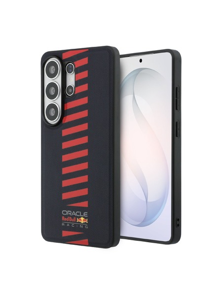 Red Bull Red Bull PU Leather Meshed Powerbar Magnetic Zadní Kryt pro Samsung Galaxy S26 Ultra Navy