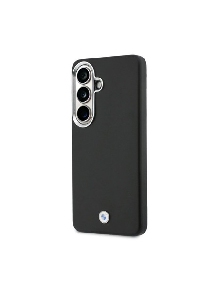 BMW BMW Signature PU Leather Metal Logo Magnetic Zadní kryt pro Samsung Galaxy S26+ Black
