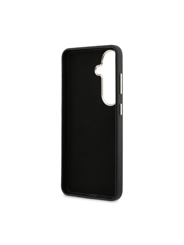 Guess Guess PU Grained 4G Resin Metal Logo Zadní Kryt pro Samsung Galaxy S26+ Black