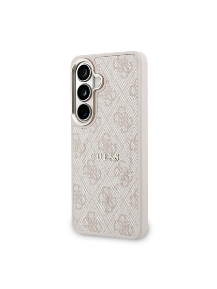 Guess Guess PU Leather 4G Gold Frame Magnetic Zadní Kryt pro Samsung Galaxy S26+ Pink