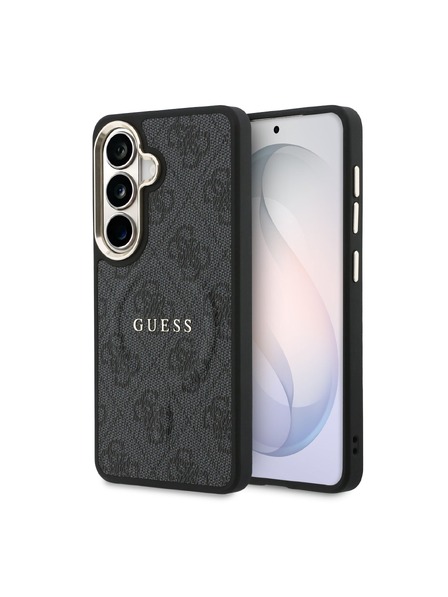 Guess Guess PU Leather 4G Gold Frame Magnetic Zadní Kryt pro Samsung Galaxy S26+ Black