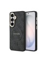Guess Guess PU Leather 4G Gold Frame Magnetic Zadní Kryt pro Samsung Galaxy S26+ Black