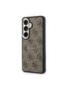Guess Guess PU Leather 4G Gold Frame Magnetic Zadní Kryt pro Samsung Galaxy S26+ Brown