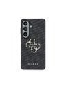 Guess Guess PU 4G Metal Logo Zadní Kryt pro Samsung Galaxy S26+ Grey