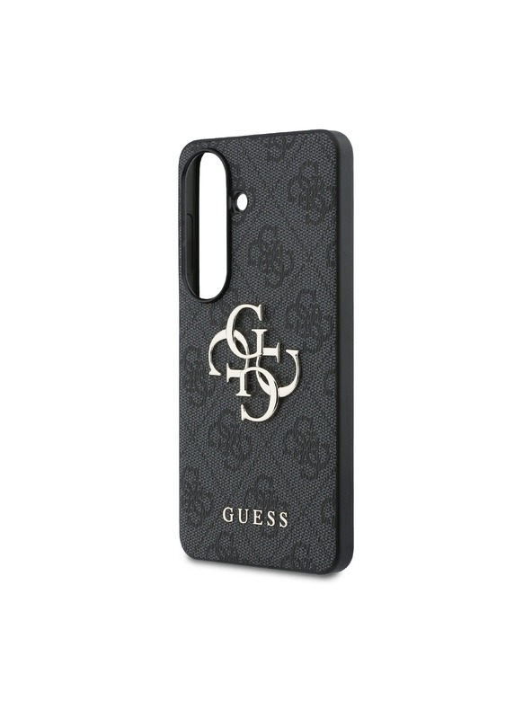 Guess Guess PU 4G Metal Logo Zadní Kryt pro Samsung Galaxy S26+ Grey