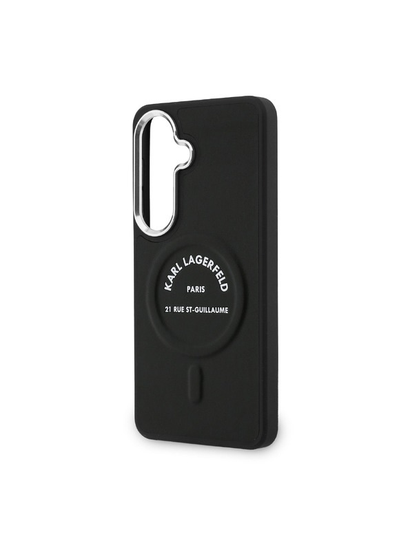 Karl Lagerfeld Karl Lagerfeld PU RSG Logo Magnetic Zadní Kryt pro Samsung Galaxy S26+ Black