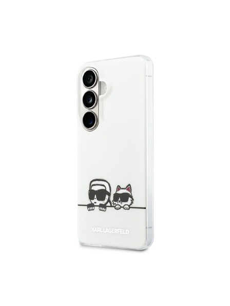 Karl Lagerfeld Karl Lagerfeld IML K&CH Peekaboo Logo Magnetic Zadní Kryt pro Samsung Galaxy S26+ White
