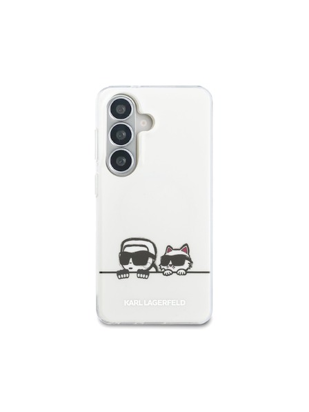 Karl Lagerfeld Karl Lagerfeld IML K&CH Peekaboo Logo Magnetic Zadní Kryt pro Samsung Galaxy S26+ White