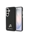 Karl Lagerfeld Karl Lagerfeld Grained PU Leather K&CH Heads Magnetic Zadní Kryt pro Samsung Galaxy S26+ Black