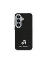 Karl Lagerfeld Karl Lagerfeld Grained PU Leather K&CH Heads Magnetic Zadní Kryt pro Samsung Galaxy S26+ Black