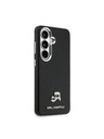 Karl Lagerfeld Karl Lagerfeld Grained PU Leather K&CH Heads Magnetic Zadní Kryt pro Samsung Galaxy S26+ Black
