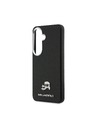 Karl Lagerfeld Karl Lagerfeld Grained PU Leather K&CH Heads Magnetic Zadní Kryt pro Samsung Galaxy S26+ Black