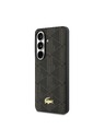Lacoste Lacoste PVC Blend Monogram Gold Logo Magnetic Zadní Kryt pro Samsung Galaxy S26+ Brown