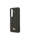 Lacoste Lacoste PVC Blend Monogram Gold Logo Magnetic Zadní Kryt pro Samsung Galaxy S26+ Brown