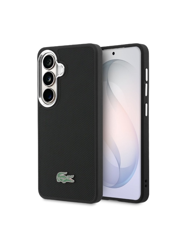 Lacoste Lacoste Petit Pique Metal Logo Magnetic Zadní Kryt pro Samsung Galaxy S26+ Black
