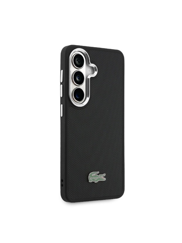 Lacoste Lacoste Petit Pique Metal Logo Magnetic Zadní Kryt pro Samsung Galaxy S26+ Black