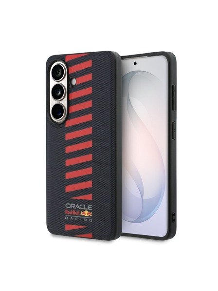 Red Bull Red Bull PU Leather Meshed Powerbar Magnetic Zadní Kryt pro Samsung Galaxy S26+ Navy