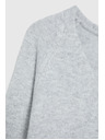 Moodo Kardigan s ozdobnými knoflíky šedý Moodo