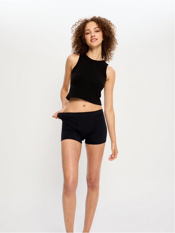 Modibodi Sada dvou - menstruační kalhotky Modibodi Soft Stretch Seamless Boyshort Super