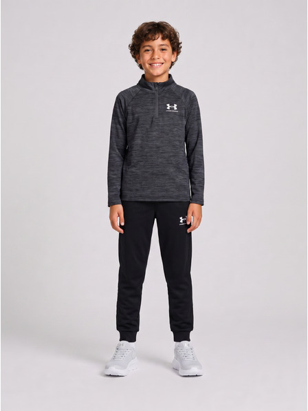 Under Armour Chlapecký set Under Armour UA TWIST 1/4 ZIP TECH SET-GRY