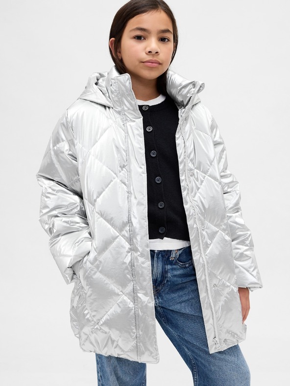 GAP Dětský prošívaný kabát PrimaLoft® GAP